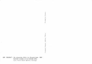 Seurat - La Grande Jatte