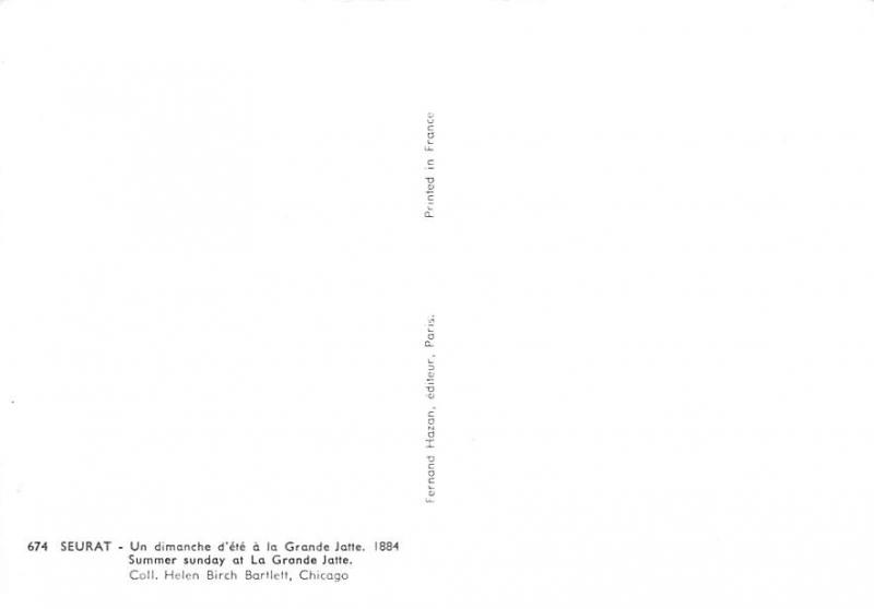 Seurat - La Grande Jatte