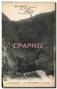 Old Postcard Rotheneuf Chasm