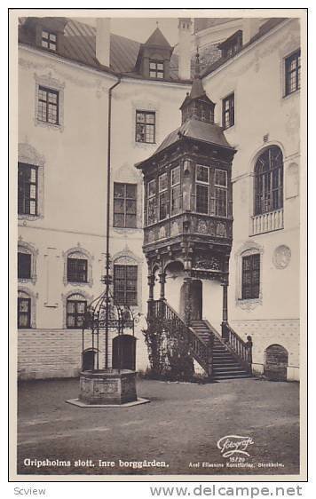 RP, Gripsholms Slott, Inre Borggarden, Sweden, 1920-1940s