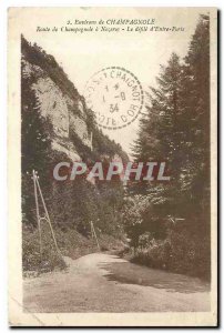 Old Postcard Surroundings of Champagnole Route Champagnole has Nozeroy The pa...