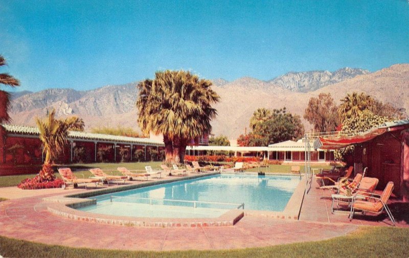 LA PAZ Palm Springs, CA Swimming Pool Roadside c1950s Rare Vintage