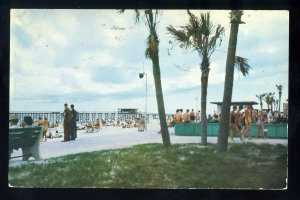 Pensacola, Florida/FL Postcard, Evening At Pensacola Beach, 1960!