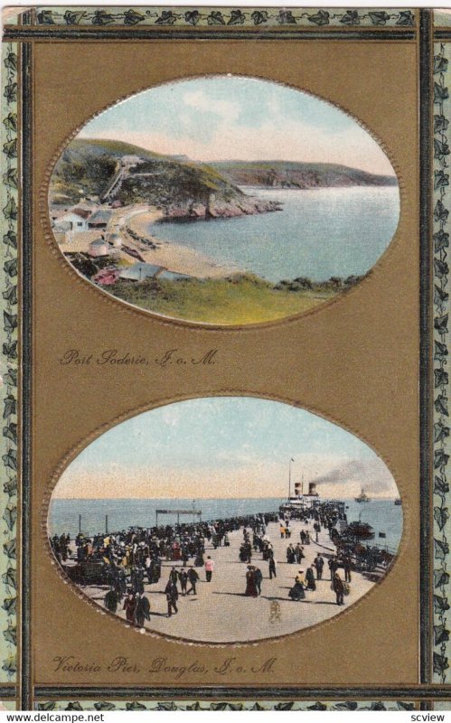 DOUGLAS, Isle of Man, 1919, Victoria Pier and Harbor ; TUCK