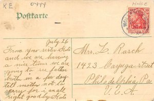 Gruss Aus Koln Hold to Light 1907 