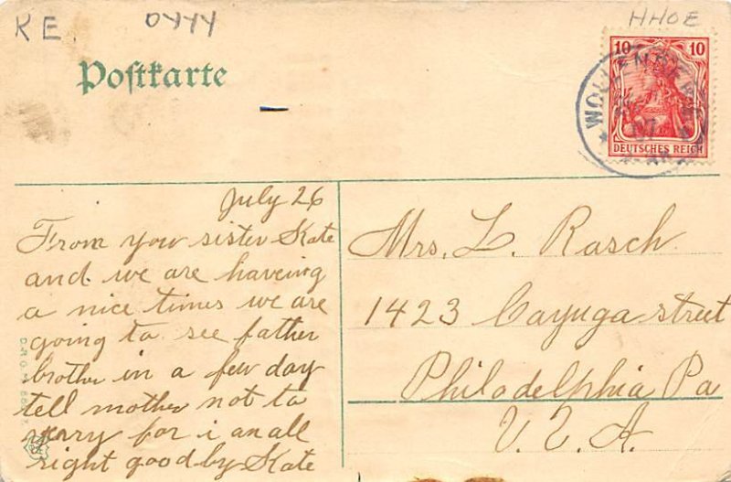 Gruss Aus Koln Hold to Light 1907 