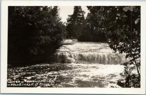 Lower Tahquamenon Falls  Michigan -  AZO RPPC