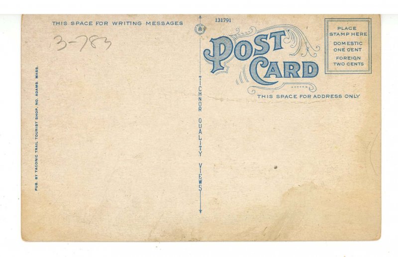 MA - Taconic Trail. Tourist Shop & Tower at Summit