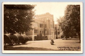 J92/ Lewisburg West Virginia RPPC Postcard c10 Greenbrier Military School 189