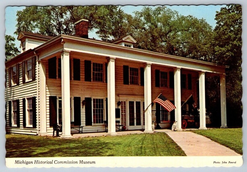 Michigan Historical Commission Museum, Lansing, Michigan, Chrome Postcard