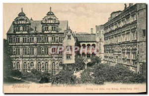 Postcard Old Heidelberg Der ottoHeinrichs Frierichsbau