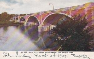 Iowa Des Moines Sixth Avenue Melan Arch Bridge