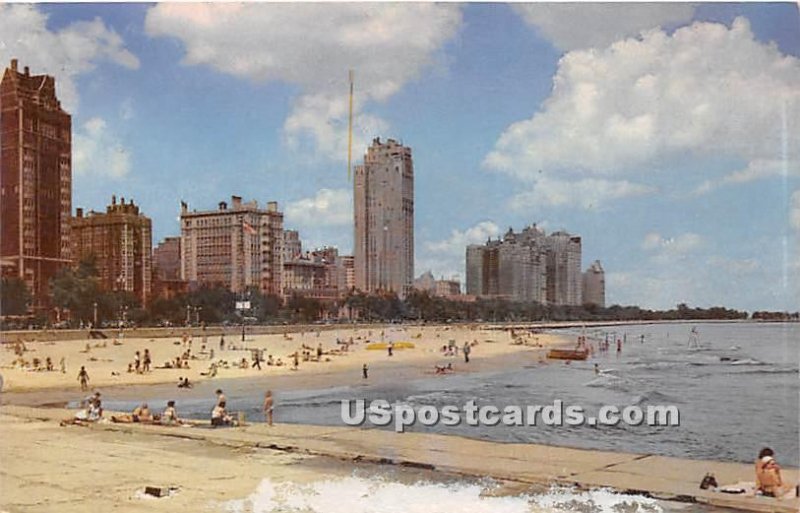 North Side Beach & Lake Shore Skyline - Chicago, Illinois IL