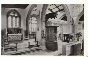 Dorset Postcard - St Mary's Church - Cerne Abbas - Real Photograph - Ref 4124A