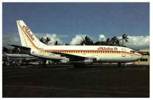 Aloha Airlines Orange Yellow Vintage Hawaii Interisland Airline Postcard