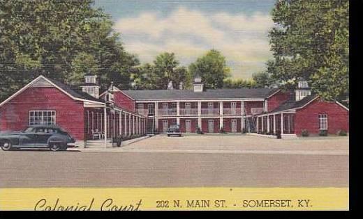 Kentucky Somerset Colonial Court Curteich