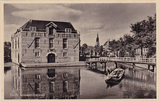 Netherlands Delft Armamentarium Real Photo