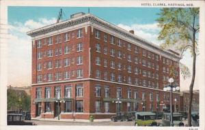 Omaha Hastings Hotel Clarke 1936 Curteich