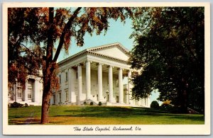 Richmond Virginia 1950s Postcard The State Capitol