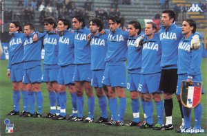 Kappa Football Shirts Rare Italian World Cup Advertising Postcard