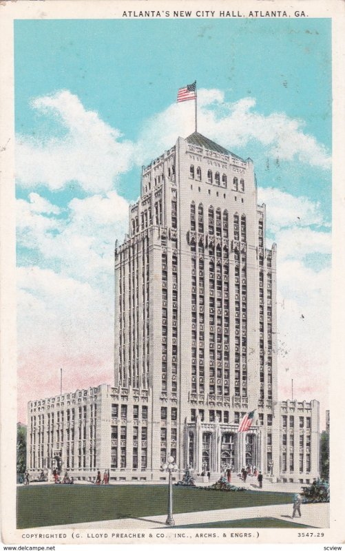 ATLANTA, Georgia, 1931, Atlanta's New City Hall