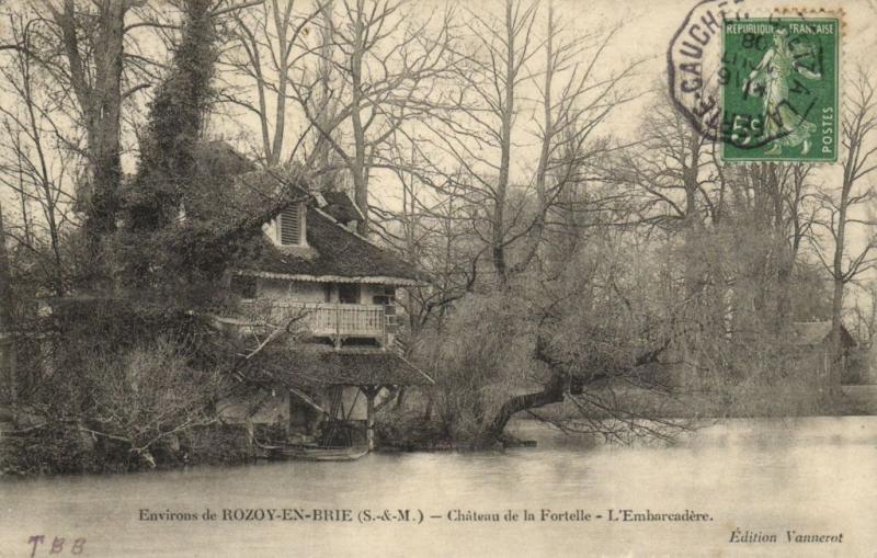 CPA Env. de ROZOY-en-bire - Chateau de la Fortelle - L'Embareadere (120052)