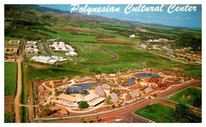 Aerial View Polynesian Cultural Center Laie Oahu Hawaii Postcard