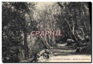 Old Postcard La Sainte Baume A Montee Saint Pilon