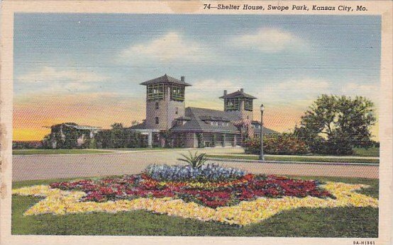 Missouri Kansas City Shelter House Swope Park 1942