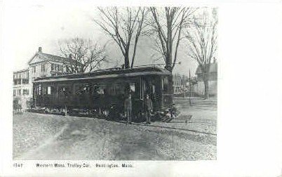 Reproduction - Wester Mass. Trolley Car - Huntington, Massachusetts MA