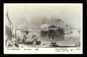 pp2342 - Hants - Artists Impression of Old Portsmouth Harbour - Pamlin postcard