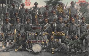 GHANA GOLD COAST : royal military band, kumasi - tres bon etat