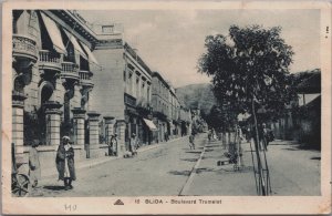 Algeria Blida Boulevard Trumelet Vintage Postcard C171