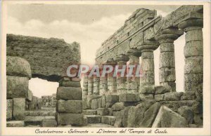 'Old Postcard Castefuetrano Selinunte L''interno del Tempio of Ercole'
