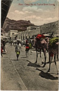 PC CAMP ADEN TYPICAL STREET SCENE YEMEN (a31919)