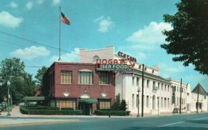 Vintage Postcard Hogates Seafood Restaurant On The Waterfront Washington D.C.