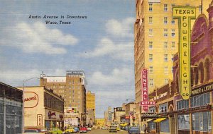 Austin Avenue In Downtown - Waco, Texas TX  