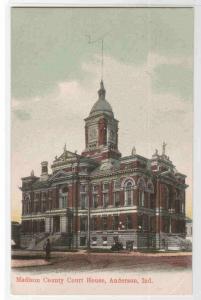 Court House Anderson Indiana 1910c postcard