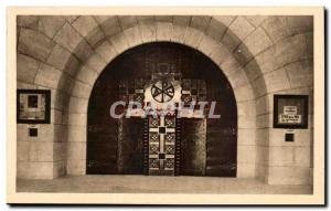 Old Postcard The door & # 39entree of the Catholic Chapel of & # 39ossuaire D...