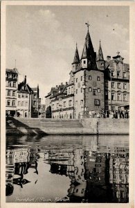 Frankfurt Main Fahrtor Germany WB Postcard VTG UNP Unused 