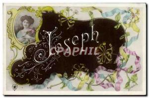 Old Postcard Joseph Surname