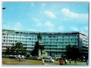 1971 Grand Hotel Sofia And The Monument To Liberators Sofia Bulgaria Postcard