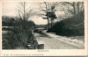 Vtg 1900s East Rock Drive New Haven Connecticut CT Unused Postcard