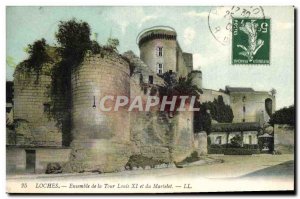 Old Postcard Loches Together Tour of Louis XI and Gavel