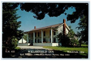 c1960 Welshfield Inn Welshfield Main-Market Burton Ohio Vintage Antique Postcard