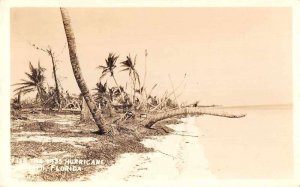 Miami Florida Beach Scene after 1936 Hurricane Real Photo Postcard AA1571