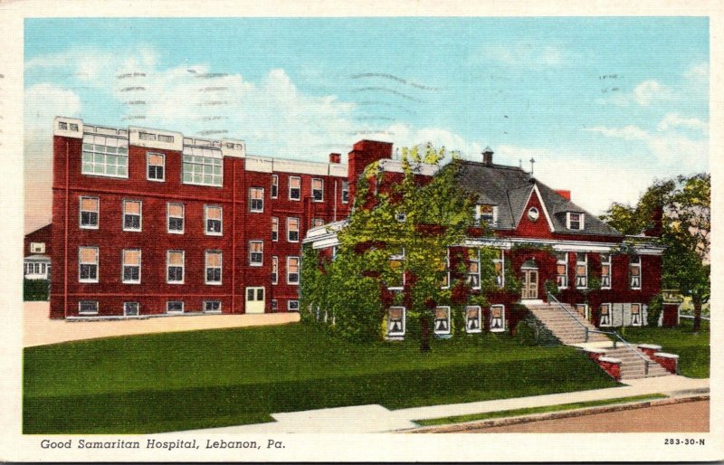 Pennsylvania Lebanon Good Samaritan Hospital 1943 Curteich