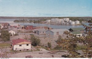 Yellowknife , N.W.T. , Canada , 40-60s ; Joliffe Island with Fuel Storage Tanks