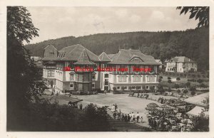 Czech Republic, Luhacovice, RPPC, Lazne Luhacovice, Exterior View, Photo