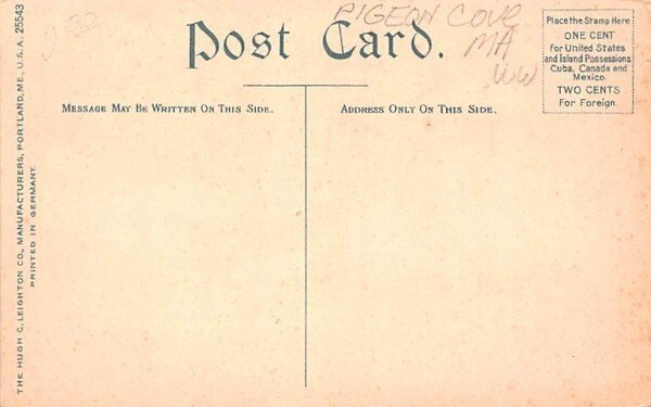 Witch House Pigeon Cove, Massachusetts Postcard